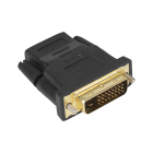 DVI-adapter, pistik – HDMI-pesa, dual link, DVI (24+1)