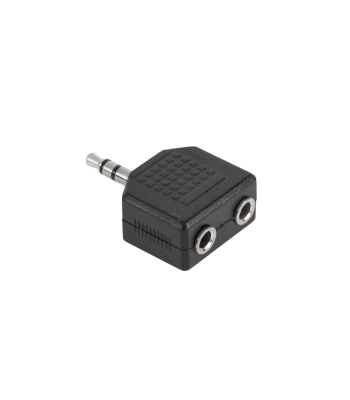 Jack-ühendus, plastik – 3,5 mm / 2 × 3,5 mm