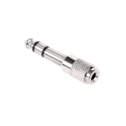 Jack-pistiku adapter 6.3/3.5 METAL