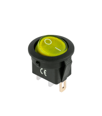 Valgustatud lüliti, kollane, 20 A, 12 V – IRS-101-8C/D