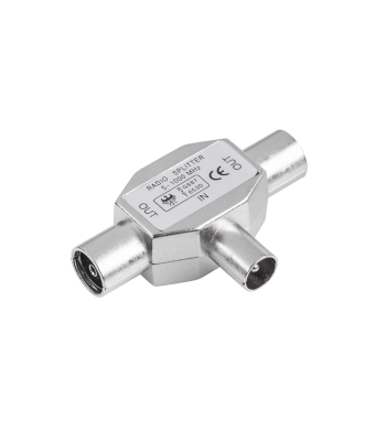 TV signaali 2-suunaline jaotur, metall, WT.-2xGN.metal