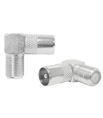 TV-pistiku–F-pesa nurgeline adapter CU
