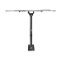 Seinakinnitus Kruger&Matz KM1303 LED-telerile, must, vertikaalselt ja horisontaalselt reguleeritav, 23–55