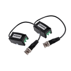BNC-pistikuga videotransformaator kaablil, 2 tk
