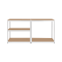 Metallist laoriiul Rebel, valge 180x90x40