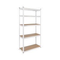 Metallist laoriiul Rebel, valge 180x90x40