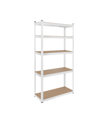 Metallist laoriiul Rebel, valge 180x90x40