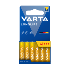 Leelispatareid VARTA LONGLIFE LR03, 6 tk