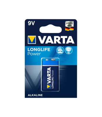 Leelispatarei VARTA LONGLIFE, 1 tk blisterpakendis, 9V