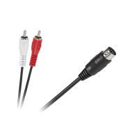 DIN–2 × RCA ühenduskaabel, 1,2 m
