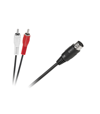 DIN–2 × RCA ühenduskaabel, 1,2 m