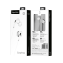 Valged USB-C-kõrvasisesed kõrvaklapid mikrofoniga Kruger&Matz C1