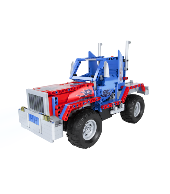 Kaugjuhitav klotsidest kokkupandav auto – BLOCKS TRUCK by QUER