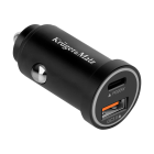 Kruger&Matz Power Delivery ja Quick Charge’i funktsioonidega autolaadija, 38 W, KM0873