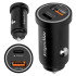 Kruger&Matz Power Delivery ja Quick Charge’i funktsioonidega autolaadija, 38 W, KM0873