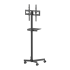 Mobiilne telerialus riiuliga, ratastel, 32”–55”