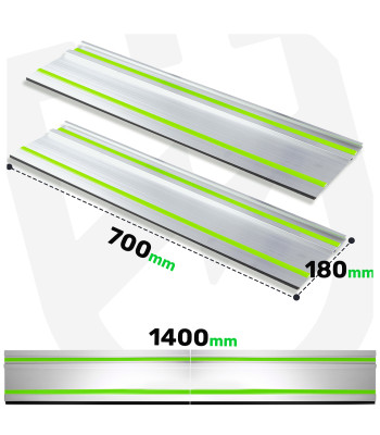WUBERi sukelsae juhtsiinid – 2 tk, 700 × 180 mm