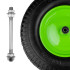 Sisekummita käruratas Wuber, 15″, 180 kg
