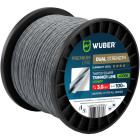 Tugevdatud keerdruudukujuline trimmerijõhv WUBER +CORE 3.0 mm 100 m