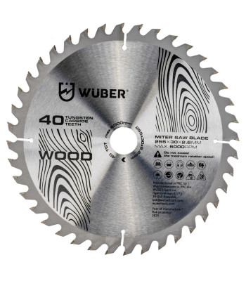 TCT puidu ketassaeketas WUBER W00735 255x30 mm 40T