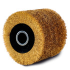 WUBER sirgete terastraatidega trummelhari satiinimismasinale W00771, 0.3 mm, 120 mm × 100 mm, kinnitusava 19 mm