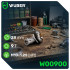 Võsalõikuri nurkreduktor WUBER W00900 9T 28 mm