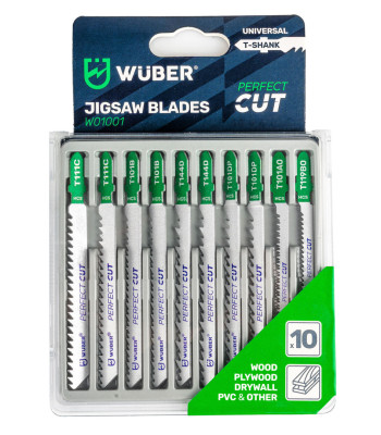 Wuberi tikksaeterade komplekt, 10 tk