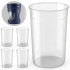 WUBERi värvipüstoli vahetustopsikute komplekt, 5 tk, 800 ml, W02000