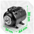WUBER horisontaalne membraaniga hüdrofooripaak W11017, 24 l