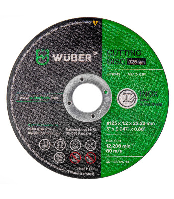 Wuber metallilõikeketas, 125x1.2mm