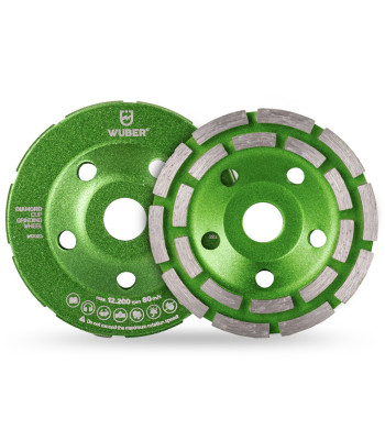 Kahe reaga teemantkausslihvketas Wuber 125 mm