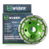 Kahe reaga teemantkausslihvketas Wuber 125 mm