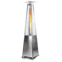 WUBER gaasipüramiid-terrassisoojendi, roostevabast terasest, 13 kW, W16049