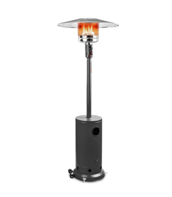 Gaasiga terrassisoojendi WUBER, tumehall, 13 kW, W16065