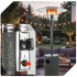 Gaasiga terrassisoojendi WUBER, tumehall, 13 kW, W16065
