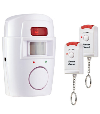 Juhtmevaba liikumisanduriga alarm kahe puldiga, 105 dB