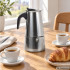 Itaalia kohvikann espresso valmistamiseks, roostevaba teras, 6 tassi, 300ml