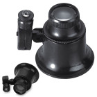 LED-valgustusega juveliiriluup, 20x