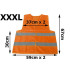 Oranž helkurvest XXXL