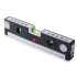 Laserlood LED-valgustuse ja mõõdulindiga, 24,5cm x 2,8cm x 6cm