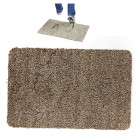 Pruun imav uksematt clean step mat, 70cm x 46cm