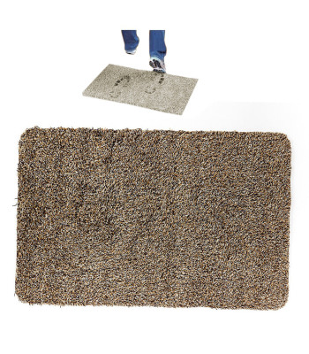 Pruun imav uksematt clean step mat, 70cm x 46cm