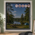 Must akna sääsevõrk putukate vastu, takjakinnitusega – 180x150cm