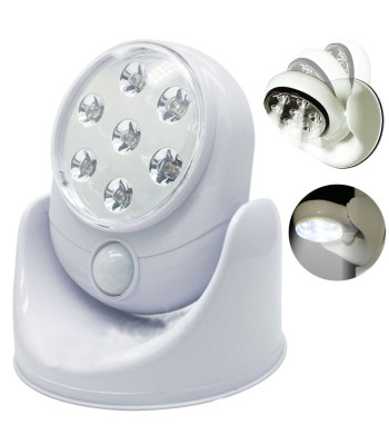 Juhtmevaba liikumisanduriga led-lamp, 7 led