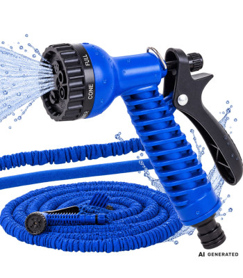Veniv aiavoolik X-Hose pihustuspüstoliga, 20–60 m