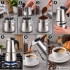 Itaalia kohvikann espresso valmistamiseks, roostevaba teras, 600 ml, 12 tassi