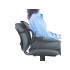 Ergonoomiline seljatugi toolile, tugitoolile ja autosse, must, 37,5 × 39 cm