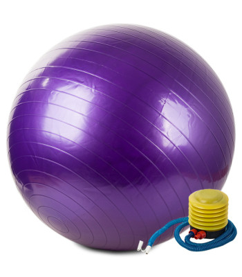 Lilla taastusravi- ja võimlemispall koos pumbaga, 65 cm