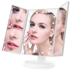 LED-valgustusega kosmeetikapeegel 2x ja 3x suurendusega, 24cm x 18cm x 2,5cm