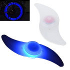 Sinine LED-kodaravalgusti jalgratta kodaratele, 13 cm × 4 cm